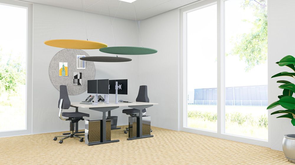 Sound-absorbing Acoustic PET Felt Circular Ceiling Panel