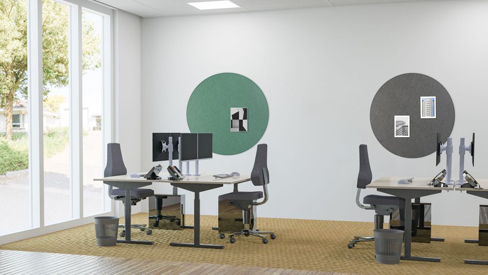 Sound-absorbing Acoustic PET Felt Circular Ceiling Panel