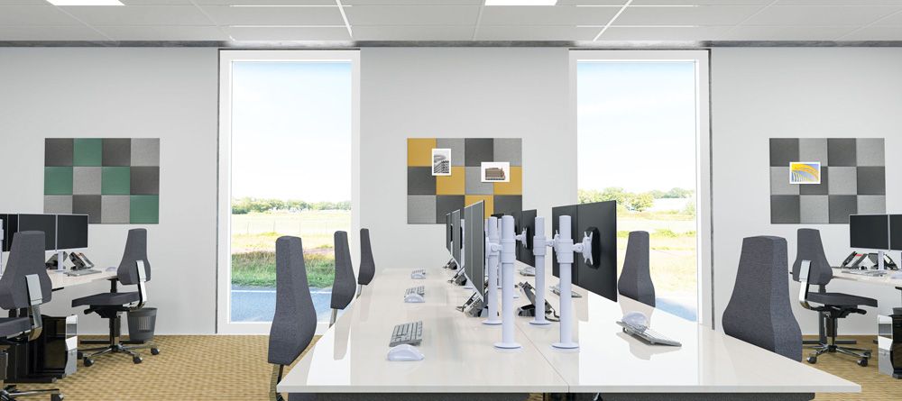 Sound-absorbing Acoustic PET Felt Wall Tiles