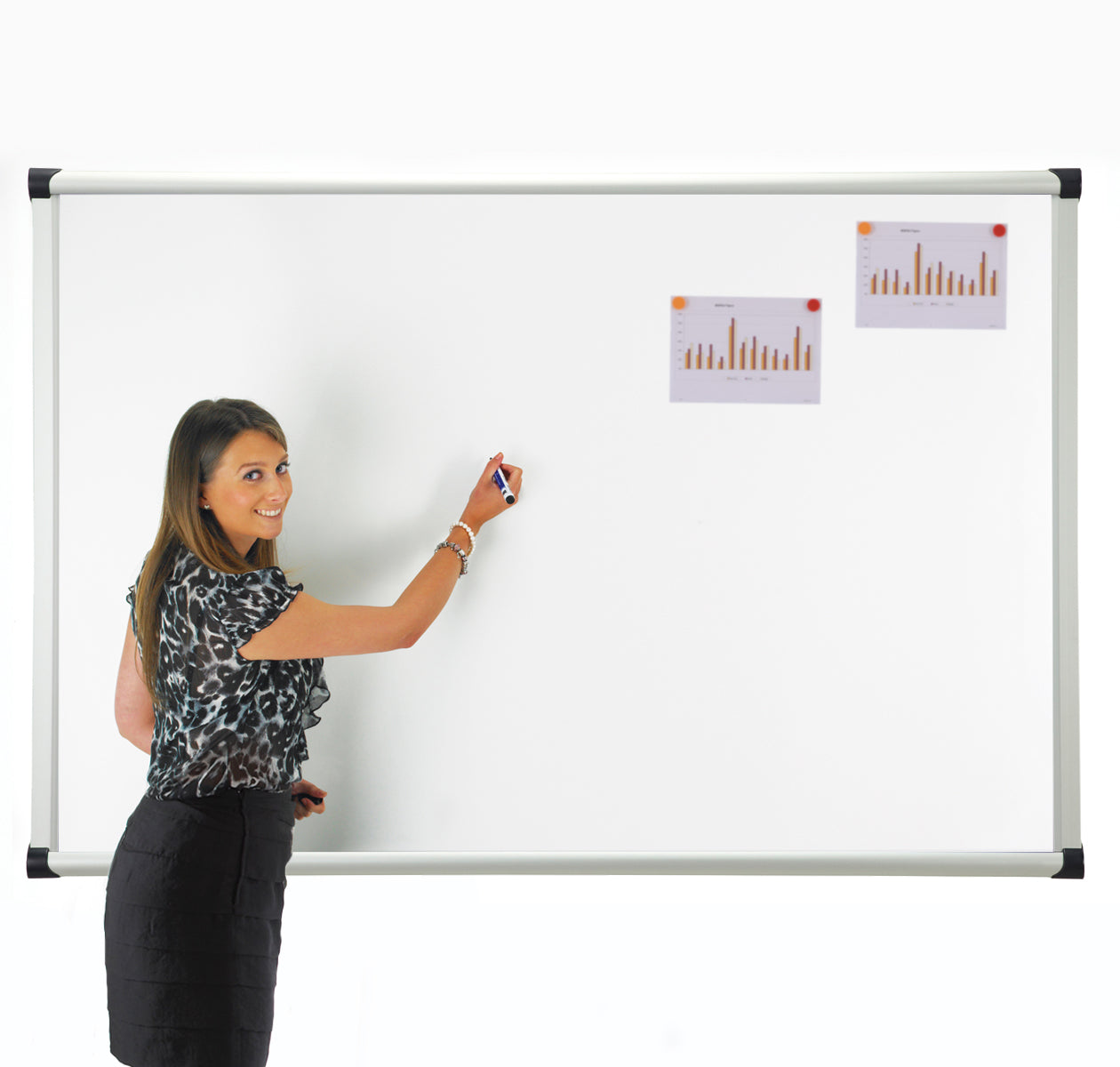 Aluminium Framed Metropolitan Magnetic Whiteboard