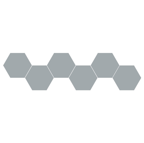 Recycled Hexagonal Eco Board With Sound Absorbing Properties (Pack of 6)
