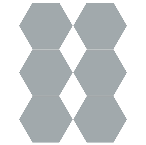 Recycled Hexagonal Eco Board With Sound Absorbing Properties (Pack of 6)