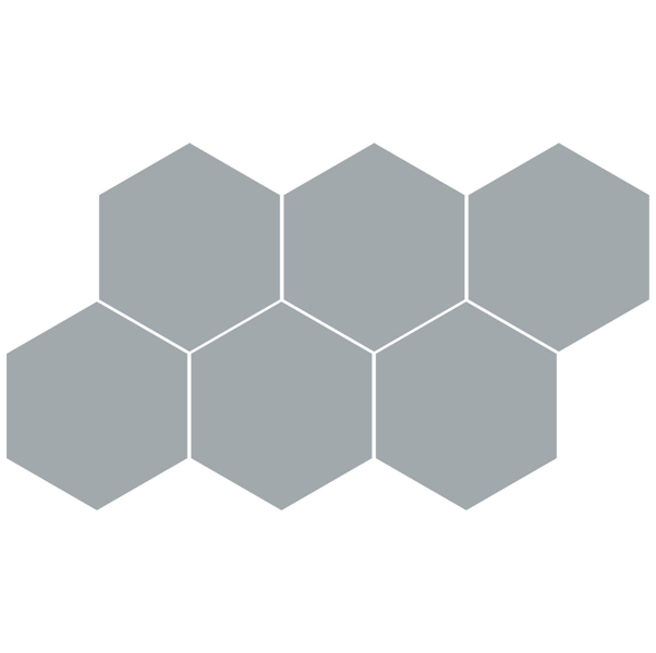 Recycled Hexagonal Eco Board With Sound Absorbing Properties (Pack of 6)