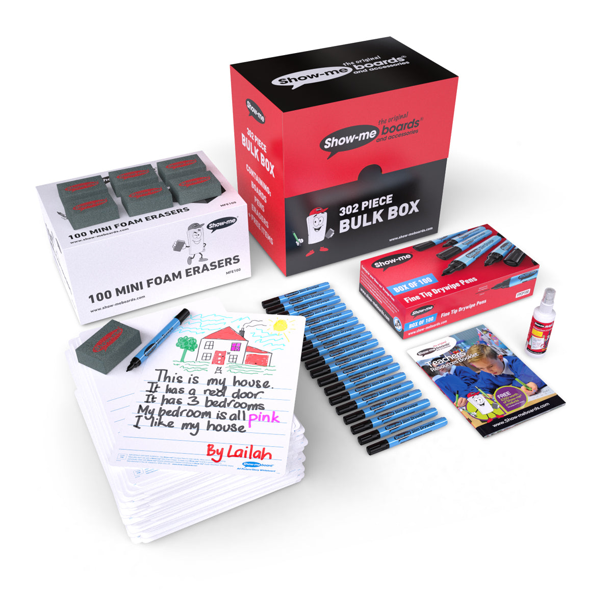 Show-me A4 Picture Story Drywipe Boards