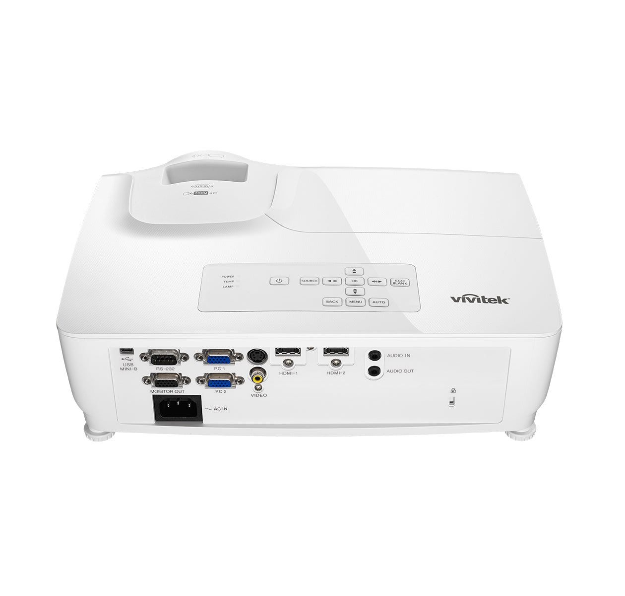 Vivitek DX283-ST-EDU XGA (4:3) 3600 Lumens Short Throw Projector - Back 2