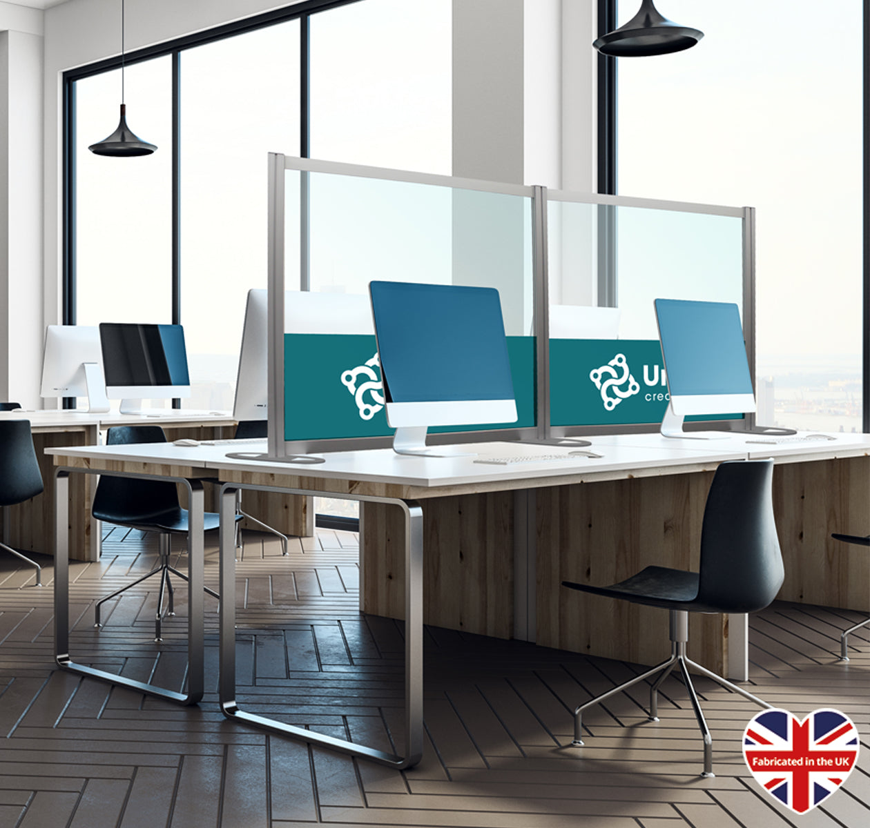 Linkable Free-Standing Partition Kits