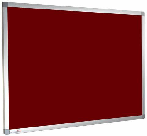 Custom Sized Felt Noticeboard Unframed Burgundy