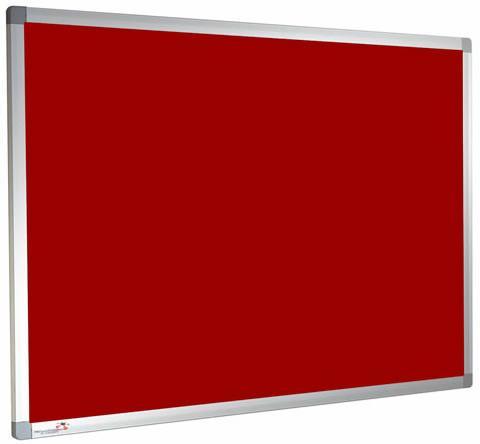 Custom Sized Felt Noticeboard Unframed Cherry