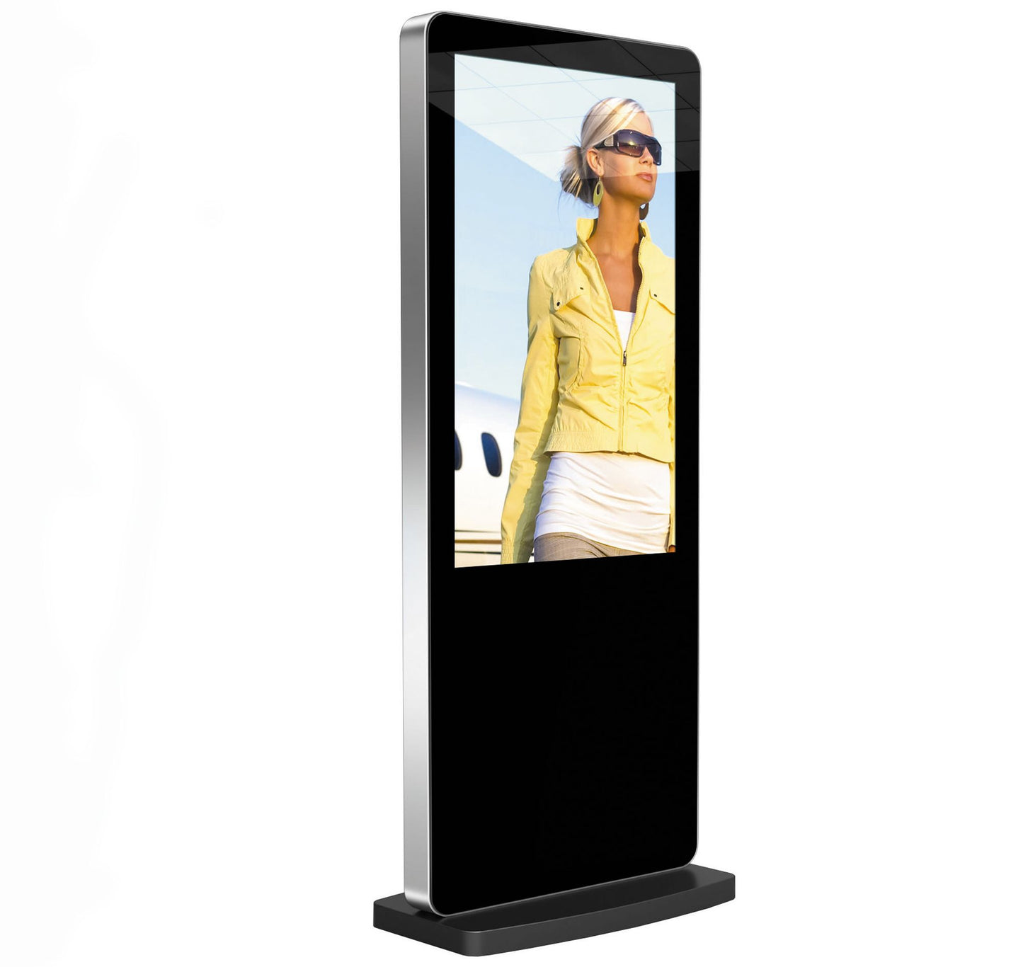 Slimline Freestanding Digital Poster Display