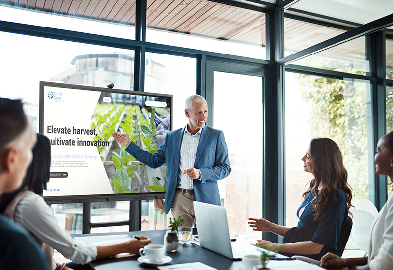 Corporate Touchscreen Displays