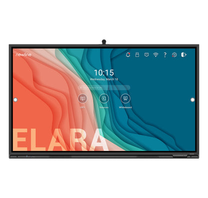 Newline ELARA 75" 4K Android 11, Interactive Touchscreen with Built-in Camera & Microphone Array