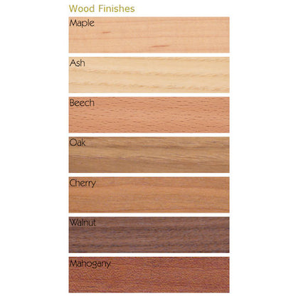 AV Credenzas wood colour chart