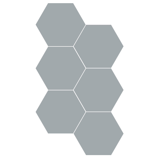 Recycled Hexagonal Eco Board With Sound Absorbing Properties (Pack of 6)