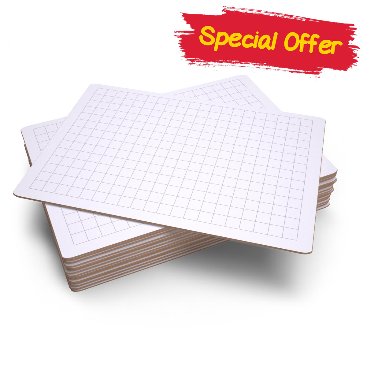 Show-me A4 Rigid Gridded Drywipe Lapboards