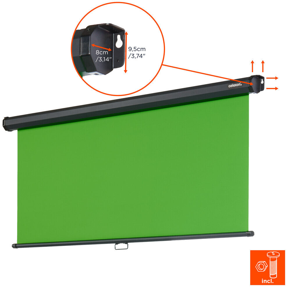 Celexon Manual Chroma Key Green Screen 2.0m