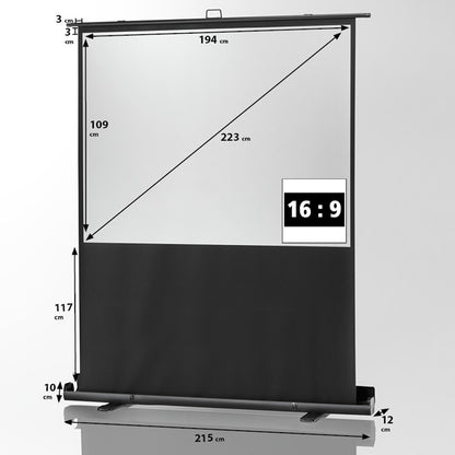 Celexon Mobile Professional Plus Pull Up Screen (16:9) 1.9m 88" - Size