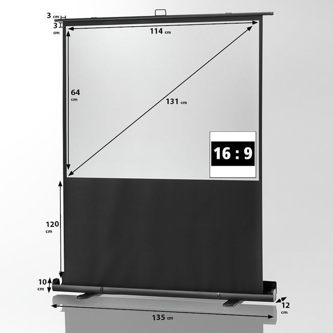 Celexon Mobile Professional Plus Pull Up Screen (16:9) 1.1m 52" - Size