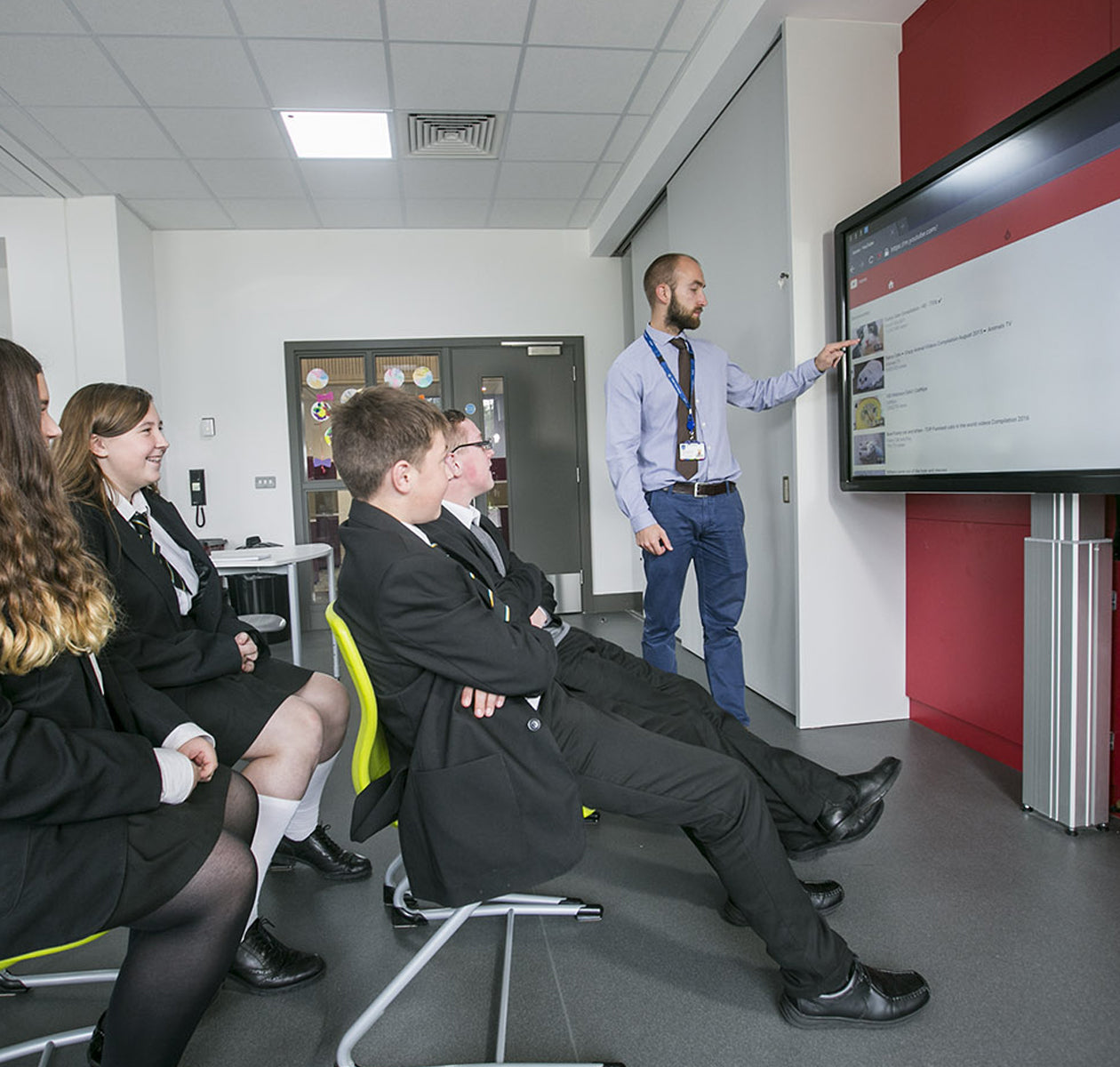 CleverTouch Impact Plus in a classroom