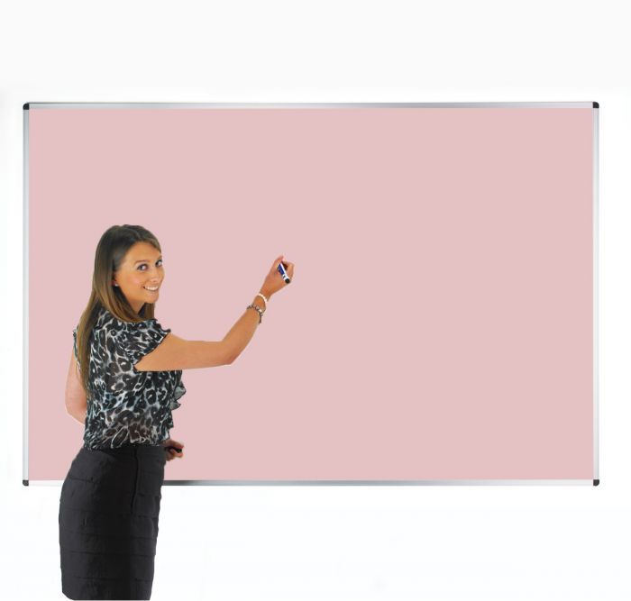 Colourwipe Dry Erase Whiteboard Pastel Pink