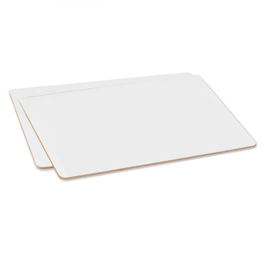 Non Magnetic A4 Lap Whiteboard Pack of 10