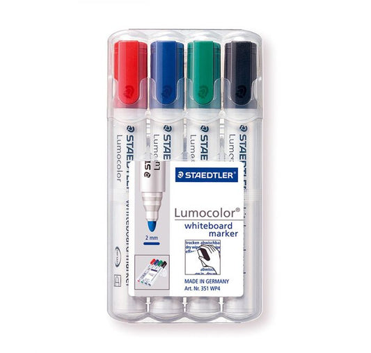 Staedtler Lumocolor Whiteboard Markers (Bullet Tip)
